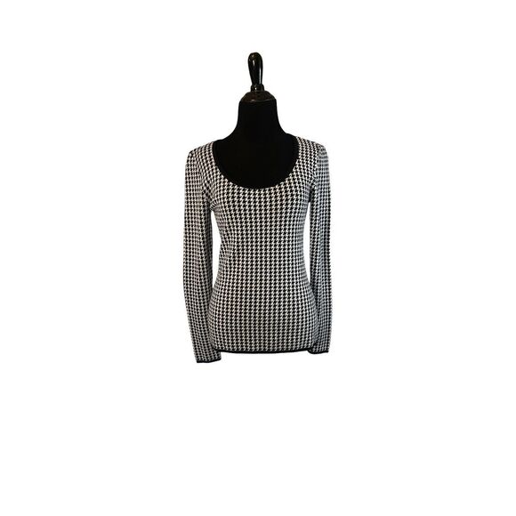 White-house-black-market Women's Black and White Shirt size S - Picture 1 of 5